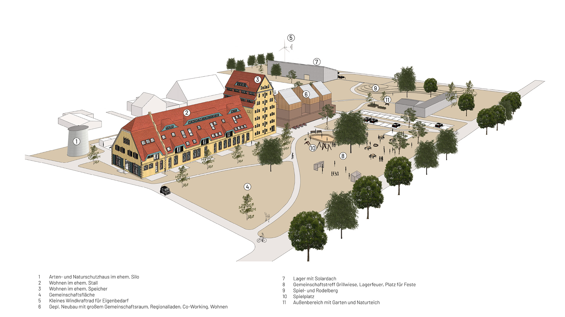 Lageplan des Rügenspeichr-Projektes